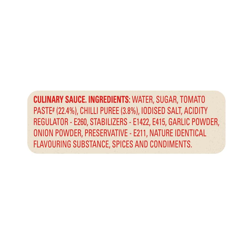 Kissan Twist Chili Tomato Bottle, 500g - Mighty Depot