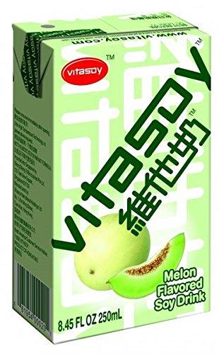 Vitasoy Soy Milk Drink, Melon Flavor, 8.45oz (Pack of 24) - Mighty Depot