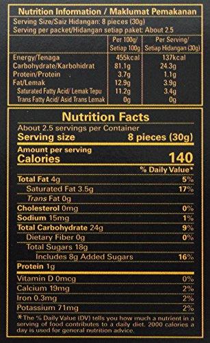 All natural & Trans Fat Free Crispy Biskut Roll Gulung Rangup2.6 oz (Pack of 24) (Coconut) - Mighty Depot