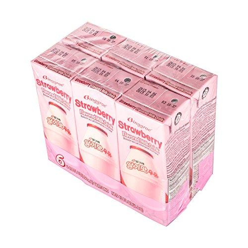 BINGGRAE STRAWBERRY FLAVOUR MILK - Mighty Depot