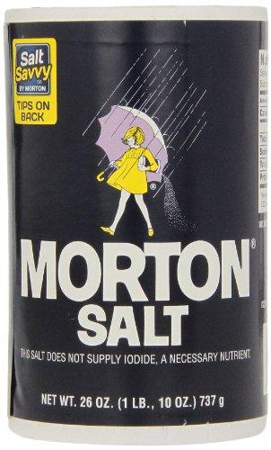 Morton Plain Salt, 26-Ounce (Pack of 24) - Mighty Depot