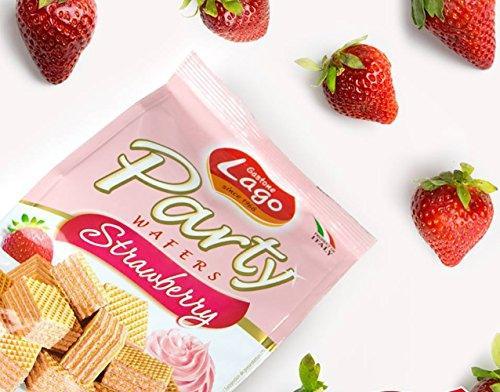 Gastone Lago Party Variety Wafers Cream Filling 8.82 oz, 250g (Pack of 3) (Chocolate / Vanilla / Strawberry, 3-Pack) - Mighty Depot