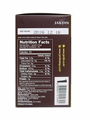 Cafe Mori's Green Tea Latte Mix Total 10.6 Oz - 20 Package (.5 Oz Each) - Great for Hot or Iced - Mighty Depot
