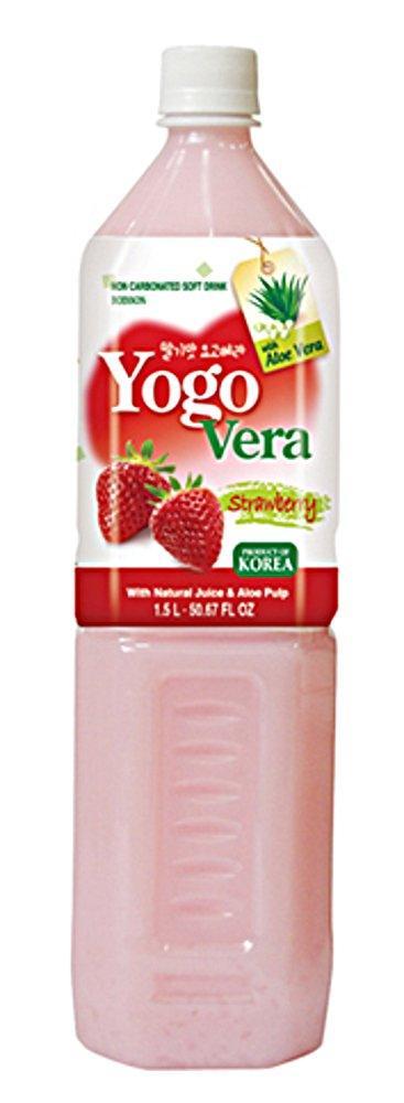 Yogovera, Strawberry Drink, 50.72 oz - Mighty Depot
