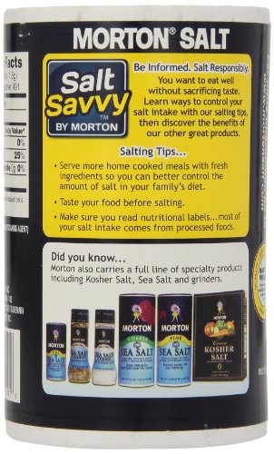 Morton Plain Salt, 26-Ounce (Pack of 24) - Mighty Depot
