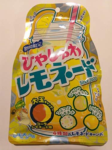 Senjaku Hiyashuwa Lemonade Candy - Limited Edition - 4 Unique Flavors 71g / 2.5 oz - Pack of 1 ( 1 bag) - Mighty Depot