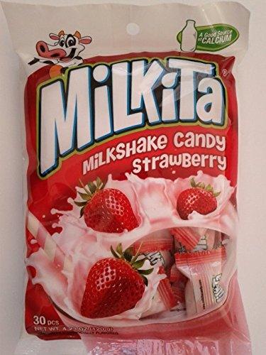 MiLKita Banana/Melon,Vanila,Strawberry,Chocolate Candy (Bag of 5) - Mighty Depot