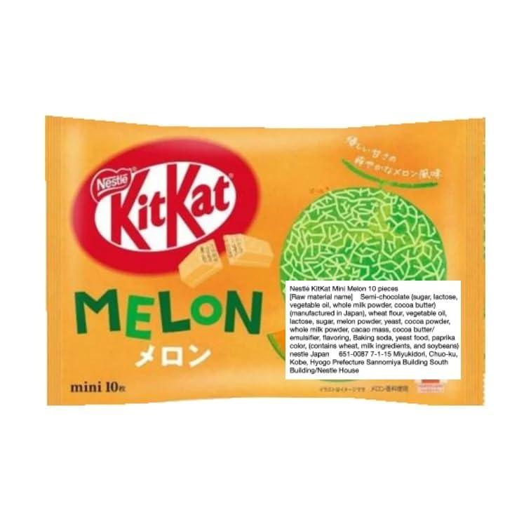 NESTLÉ KitKat Mini Chocolate Bar Melon Flavor 10pcs - Mighty Depot