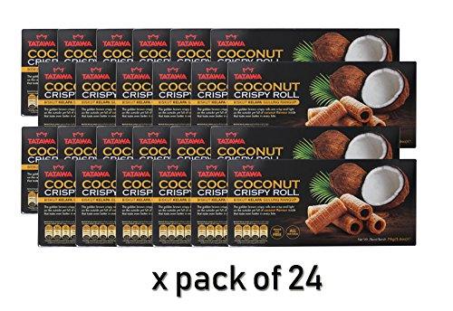 All natural & Trans Fat Free Crispy Biskut Roll Gulung Rangup2.6 oz (Pack of 24) (Coconut) - Mighty Depot