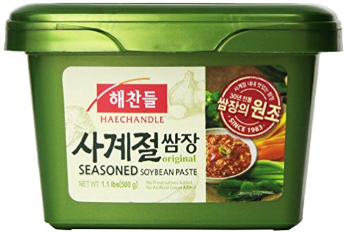 Haechandle Seasoned Soybean Paste 1.1 Lb. (500g) Tub - Mighty Depot
