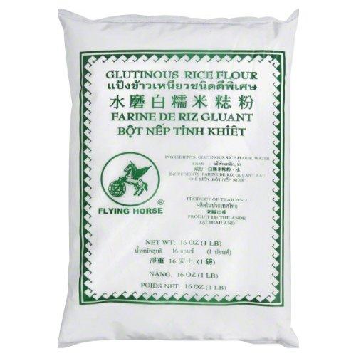 Flying Horse Glutinous Rice, 16-Ounce Packages (Pack of 12) - Mighty Depot