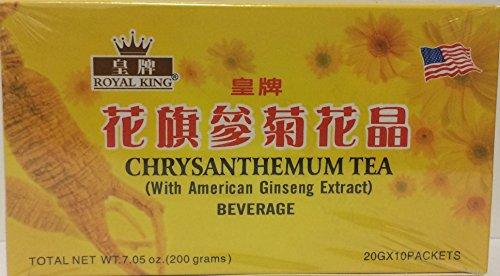 Instant Chrysanthemum Tea with American Ginseng Extract - 20g X 10 Packets - Mighty Depot