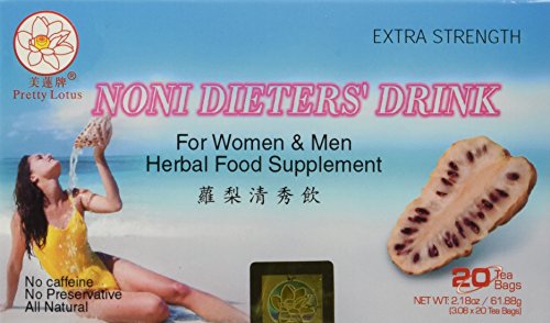 Noni Dieters Drink-extra strength- 20 Tea bags - Mighty Depot