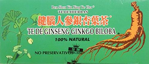 Royal King Ginseng Ginkgo Biloba Tea (20 Bags) - Mighty Depot
