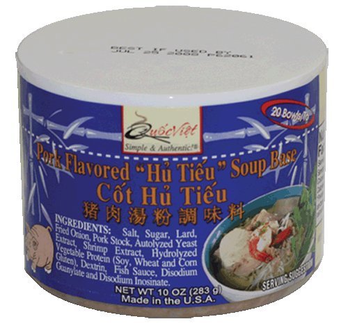 Quoc Viet Foods - Pork Flavored "Hu Tieu" Soup Base 10oz Cot Hu Tieu Brand - Mighty Depot