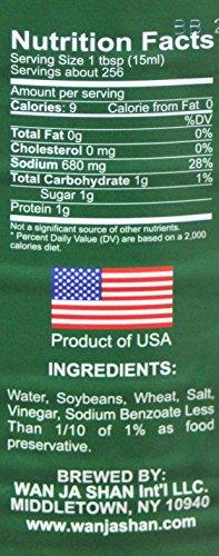 Wan Ja Shan Less sodium soy sauce 1 Gallon - Mighty Depot