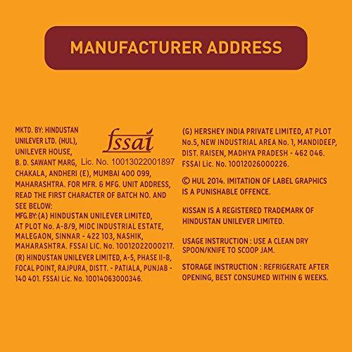 Kissan Mango Jam, 490g Jar - Mighty Depot