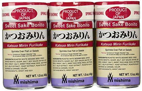 Shirakiku Furikake Katsuo Mirin, 1.5-Ounce Units (Pack of 10) - Mighty Depot