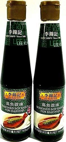 Lee kum Kee Seasoned Soy Sauce For Seafood 14 oz (Pack of 2) - Mighty Depot