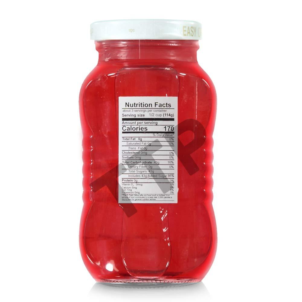 Florence Coconut Gel in Syrup Nata de Coco Strawberry Flavor 340g, 2 Pack - Mighty Depot