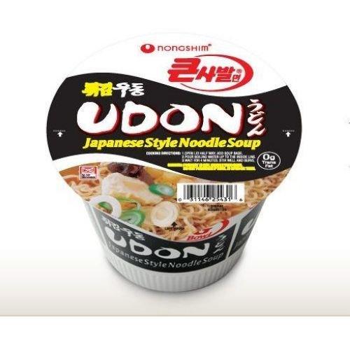 Nong Shim Udon Japanese Style Noodles Soup, 4.02 Ounce Bowl - 12 per case. - Mighty Depot