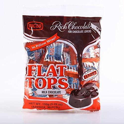 Flat Tops Rich Chocolate 3 Packs (30 pcs in a Pack) - Mighty Depot