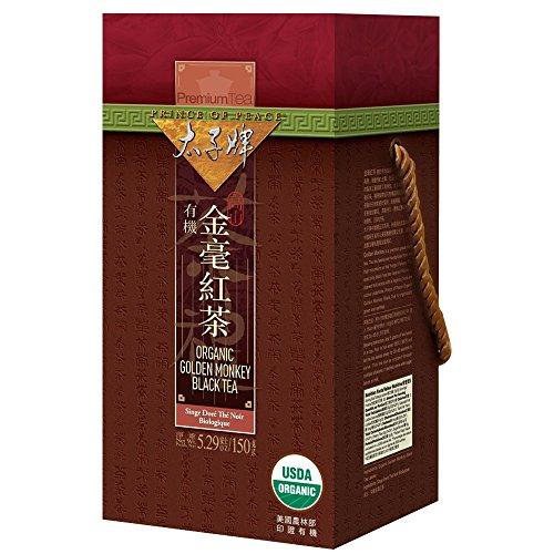 Prince of Peace Organic Golden Monkey Black Tea - Loose Tea Leaf, (5.3oz/150g) - Mighty Depot
