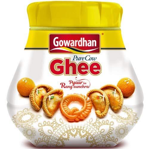 SRR Gowardhan Pure Cow Ghee Clarified Butter, 1Litre / 33.8 Ounces - Mighty Depot