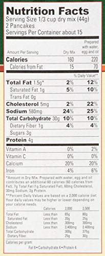 Maple Grove Farms Pancake & Waffle Mix, Blueberry, 24 Ounce - Mighty Depot