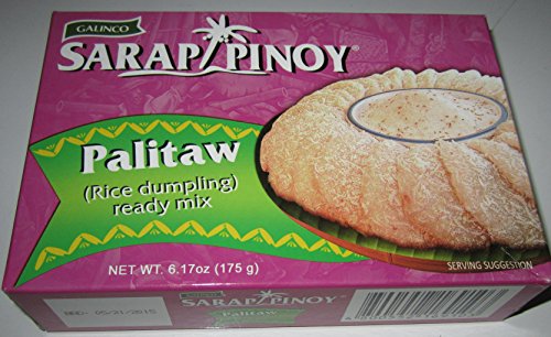 Galinco Sarap Pinoy Palitaw Rice Dumpling Ready Mix Pack of 3 Boxes 6.17 Oz Per Pack - Mighty Depot
