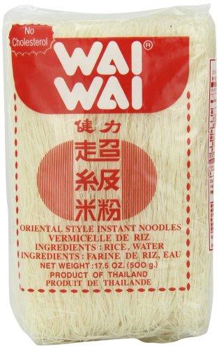 Wai Oriental Style Instant Noodles Rice Stick, 17.5-Ounce (Pack of 6) - Mighty Depot