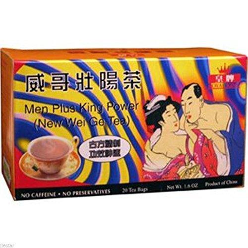 5 BOXES ROYAL KING Men plus king power tea (20 tea bags EACH BOX) - Mighty Depot