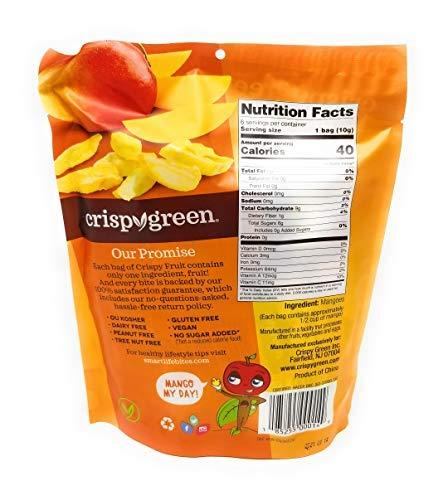 Crispy Green, Mangoes, 0.36 Ounce, 6 Pack - Mighty Depot
