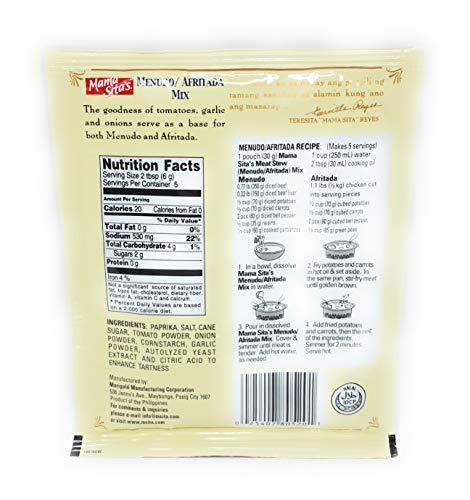 Mama Sita's Menudo/Afritada Meat Stew Mix, Two(2) Pack, 1.06 oz(30g) - Mighty Depot