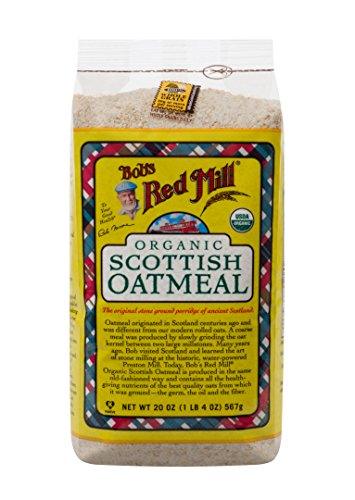 Bob's Red Mill Organic Scottish Oatmeal, 20 Ounce Bags (Pack of 4) - Mighty Depot