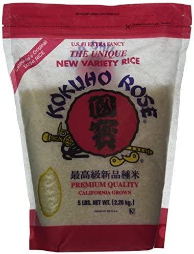 Kokuho Rice Sushi, 5 Lb - Mighty Depot
