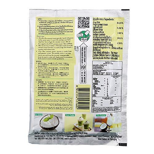 Chao Thai Brand, Coconut Cream Powder 60g X 4 Packs - Mighty Depot