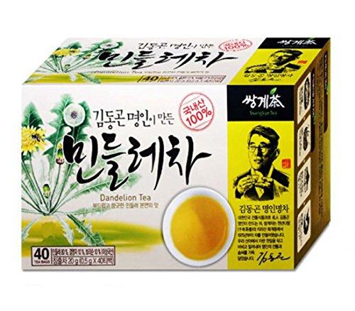 Organic Dandelion Tea 40 Tea Bags, Premium Korean Herb - Mighty Depot