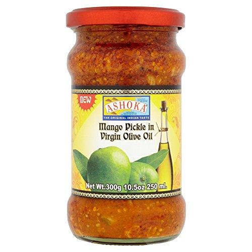 Ashoka, Mango Pickle in Olive Oil, 300 Grams(gm) - Mighty Depot