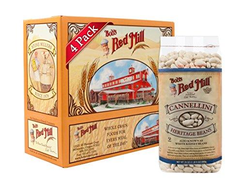 Bob's Red Mill Cannellini Beans, 24 Ounce (Pack of 4) - Mighty Depot