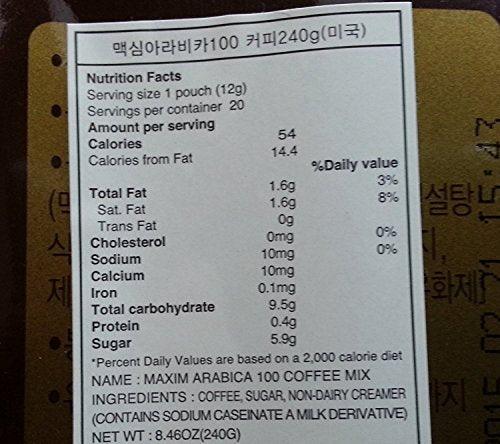 Maxim ARABICA 100 240g (12g x20) - Mighty Depot