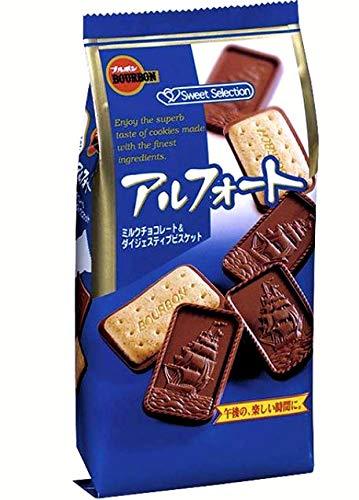 Bourbon ALFORT Mini Chocolate Biscuit, 10pcs / 3.56 oz x4 pack - Mighty Depot