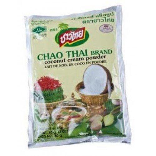 Chao Thai Brand Coconut Cream Powder 60 g. (Pack of 2) - Mighty Depot