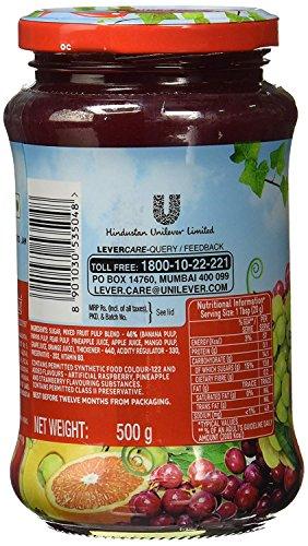Kissan Original branded real taste Mix Fruit Jam, 500g Jar - Mighty Depot