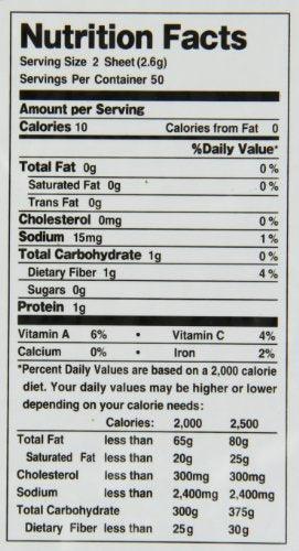 Yaki Nori Custom Half cut, 100-Count Units (Pack of 5) - Mighty Depot