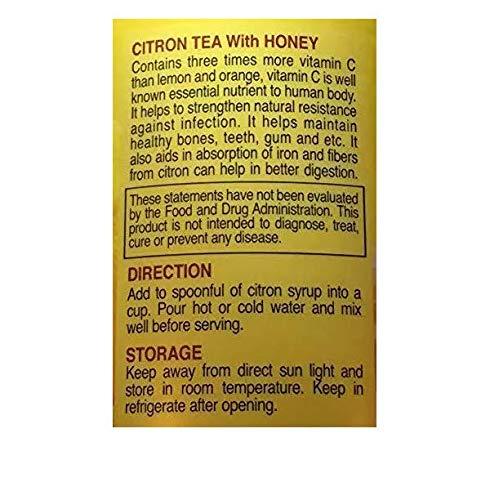 HAIO Citron Tea with Honey Refresh Delight Large One Glass Jar 2.2 LBS/1 KG - Mighty Depot