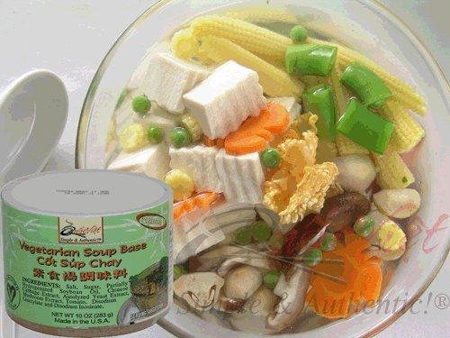 Quoc Viet Foods Vegetarian Soup Base 10oz Cot Sup Chay Brand - Mighty Depot