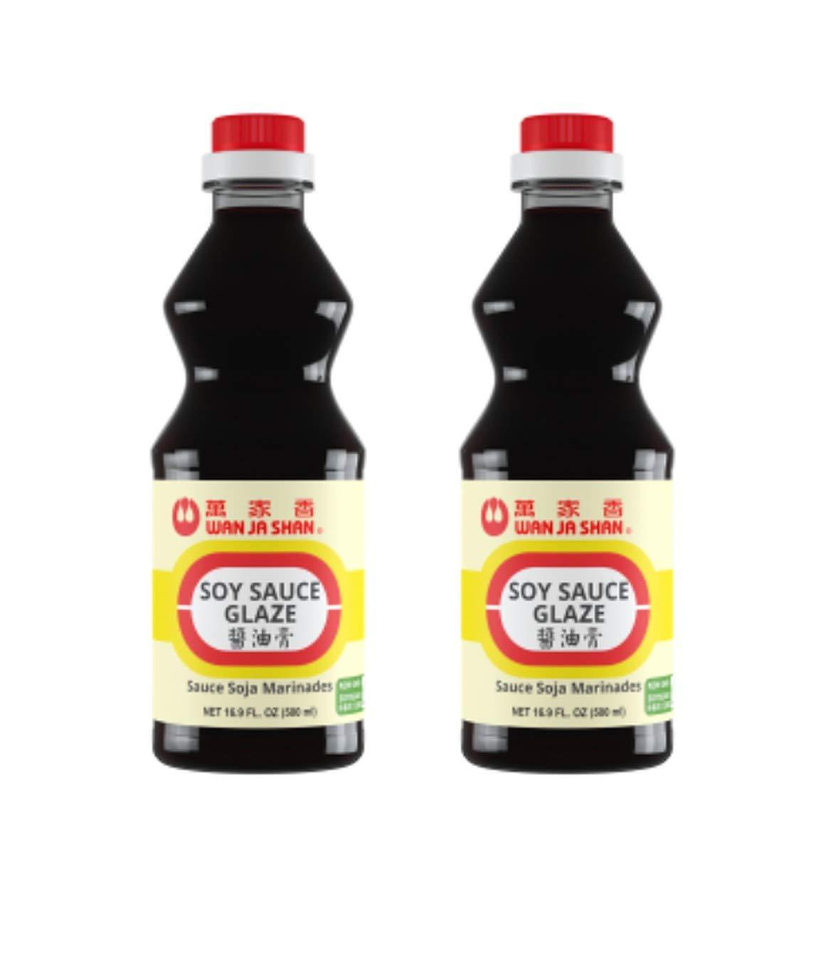 Wan Ja Shan Soy Sauce Glaze (2 Pack, Total of 33.8fl.oz) - Mighty Depot