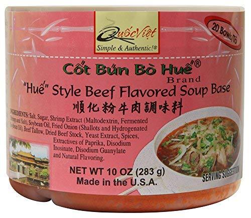 Quoc Viet Foods Cot Bun Bo Hue Style Beef Flavored Soup Base, 10 oz. - Mighty Depot