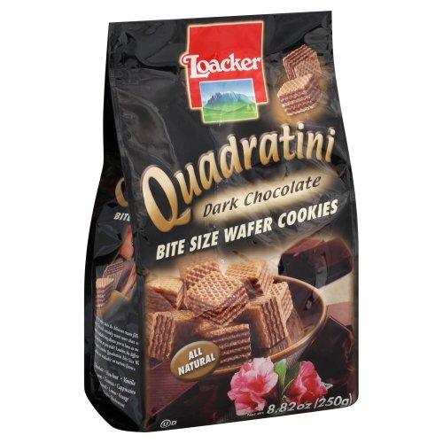 Loacker Wafer Qudrtni Drk Choc 250g - Mighty Depot